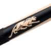 Pool cue with natural-wood Predator logo