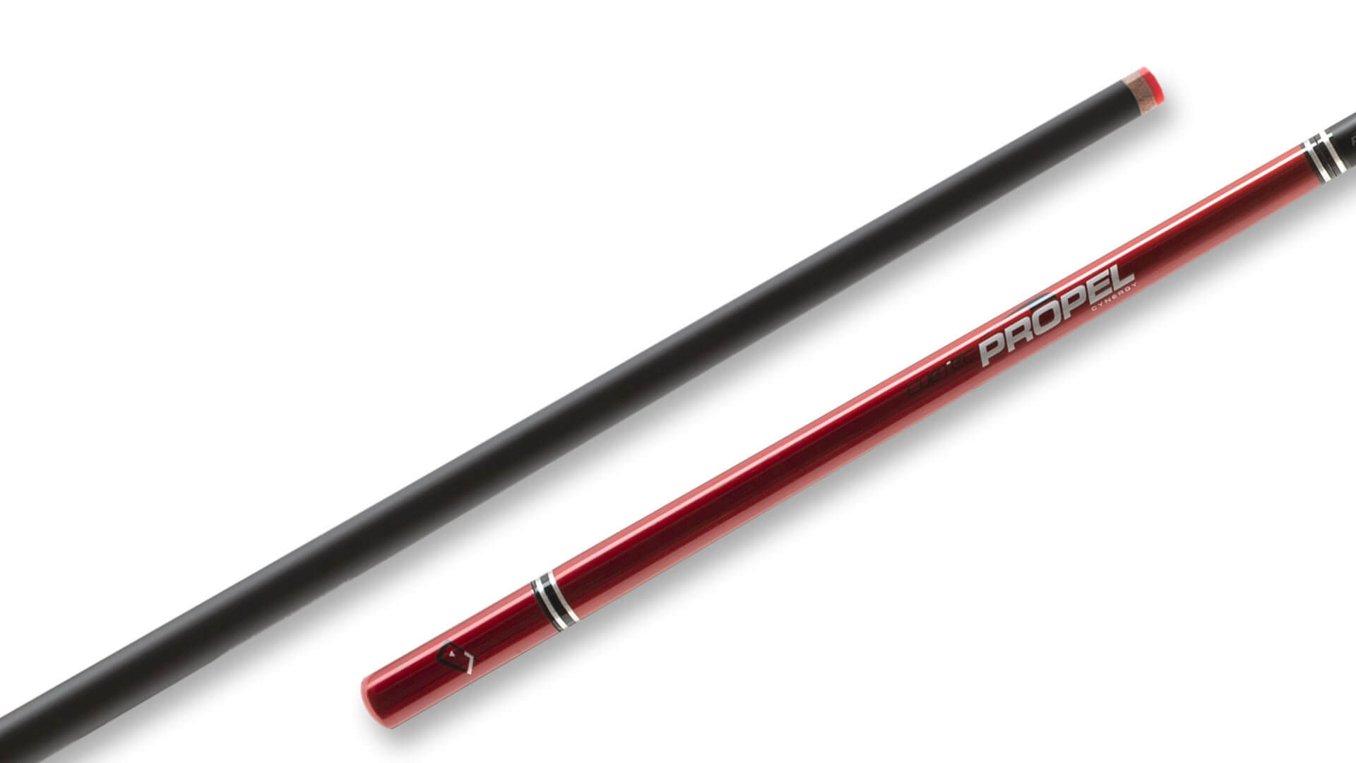 13-947 Cuetec Cynergy Propel Jump Cue Ruby Red Jump Cue with Extension 