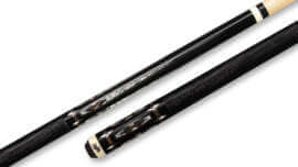Dufferin - Black Pool Cue Thuya Burl & Leather Wrap - D-SE35