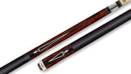 Pure X - Pool Cue Antique Birdseye Point Graphics Irish-Linen Wrap - HXT15
