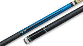 Pure X - Blue Pool Cue Lizard-Embossed Leather Wrap - HXT32