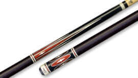 Pure X - Pool Cue Cocobolo & Bocote Graphics Irish-Linen Wrap - HXT59