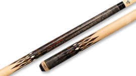 Pure X - Pool Cue Grey Birdseye Maple Exotic-Wood Pt Graphics Wrapless - HXTE11