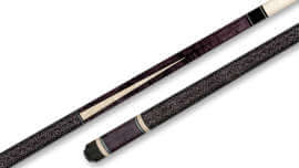 Pechauer - Glossy Birdseye Maple Pool Cue Ebony Stain - JP05
