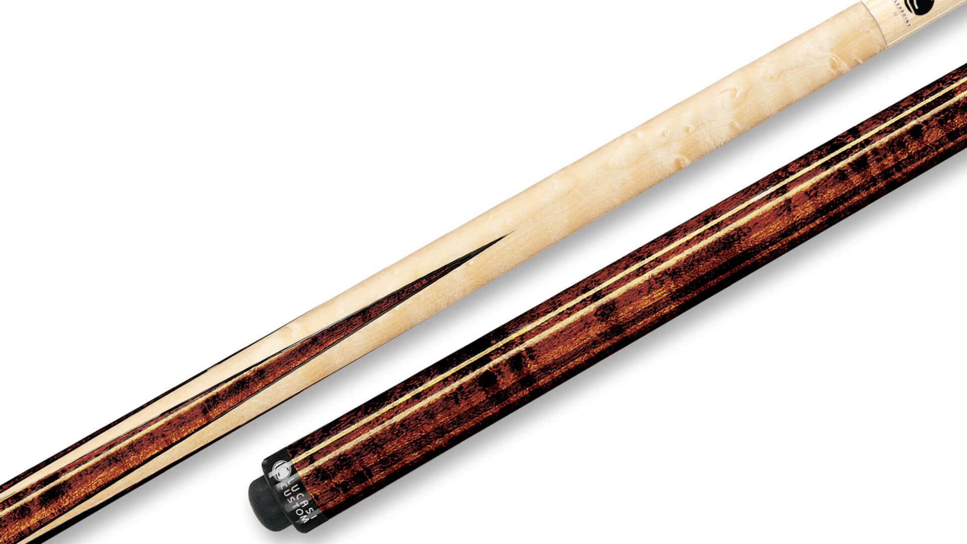 Lucasi SneakyPete Pool Cue Antique SuperBirdseye Wrapless