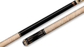 Lucasi - Birdseye & Zebrawood Pool Cue Wrapless - LZC28