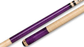 Lucasi - Purple Birdseye Pool Cue Natural Wrapless - LZC6