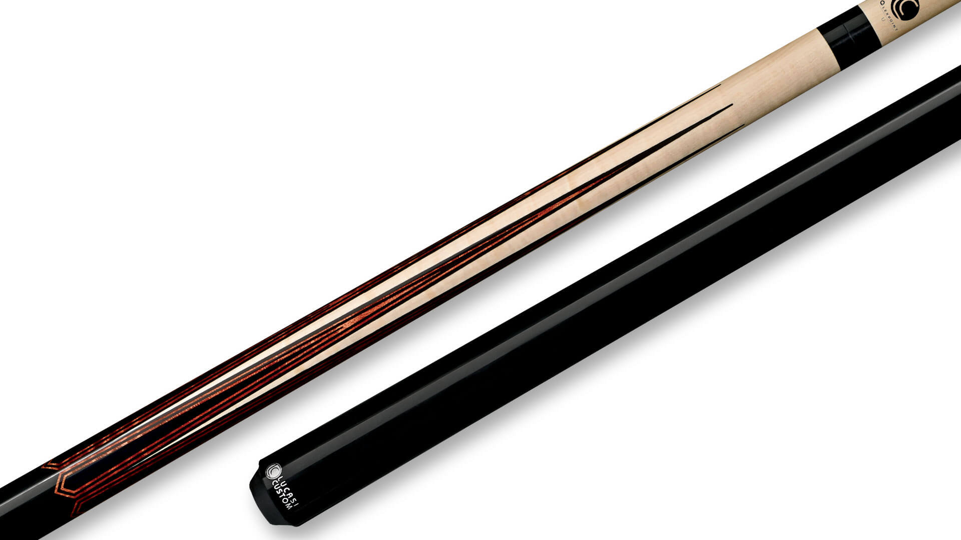 Lucasi SneakyPete Pool Cue Black Maple Wrapless LZSP1 • Billiards