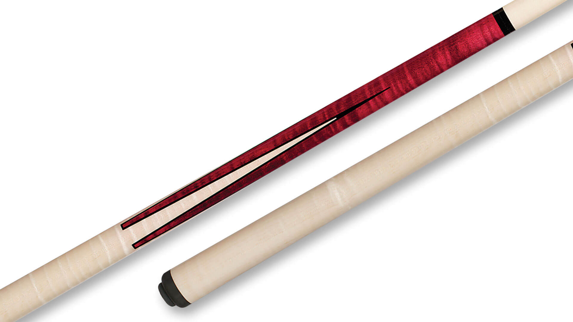 Pechauer SneakyPete Pool Cue Red Wrapless P02K • Billiards Direct