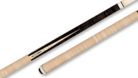 Pechauer -Sneaky-Pete Pool Cue  Black Wrapless - P03-K