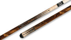 Pechauer - Birdseye Pool Cue Bocote Inlays - P14-K