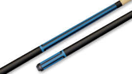Rage - Blue Pool Cue Racing Stripe Graphic Wrapless - RG101