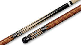 Rage - Natural Pool Cue Turquoise Graphics Wrapless - RG203