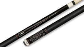 Rage - Black Pool Cue Cocobolo Diamond Graphics Nylon Wrap - RG210