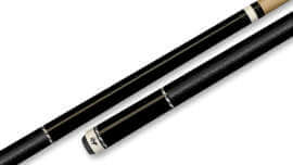 Rage - Black Pool Cue White-Recon Graphics Nylon Wrap - RGC5