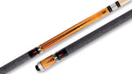 Star - Honey Pool Cue with Linen Wrap - S11
