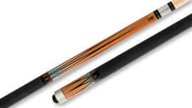 Star - Maple Pool Cue with Linen Wrap - S49
