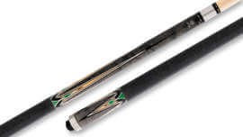 Star - Grey Pool Cue with Linen Wrap - S59