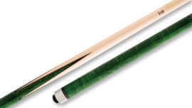 Star - Green Pool Cue Sneaky-Pete Wrapless - S68