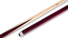 Star - Red Pool Cue - Sneaky Pete Wrapless - S69
