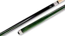 Star - Sneaky-Pete Pool Cue Green Black Wrapless - S71