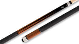 Star - Cherry Pool Cue with Linen Wrap- S72
