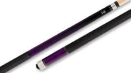 Star - Purple Pool Cue with Linen Wrap- S76