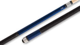 Star - Classic Blue Pool Cue with Linen Wrap - S78