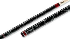 Poison - "Cyanide" CY3-2 Pool Cue Black Textured - Wrapless