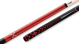 Poison - Jump / Break Cue Red Sport Grip - VX5 BRK-X RED
