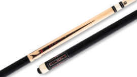 McDermott - Black Red Pool Cue Embossed-Leather - G510