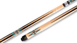 McDermott - Glossy Birdseye Turquoise Inlay Pool Cue - G605