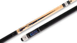 McDermott - Black Pool Cue Lizard Embossed-Leather - G609