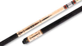 McDermott - Glossy Birdseye Forearm Pool Cue Embossed-Leather - G707