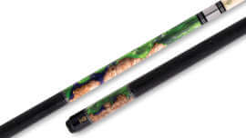 McDermott - Pool Cue Zombie Night Shokwood Lizard-Embossed Leather Wrap - H1453