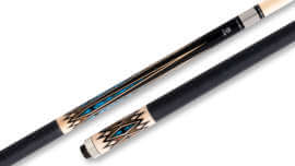 Star - Natural Pool Cue with Linen Wrap - S83