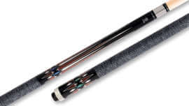 Star - Natural Pool Cue with Linen Wrap- S84