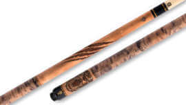 McDermott - Walnut-stained Michigan Maple Pool Cue Wrapless - G339
