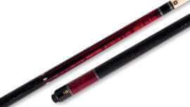 McDermott - Burgundy Birdseye Pool Cue Embossed-Leather - G515