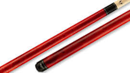Valhalla - Red Pool Cue Maple Wrapless - VA104