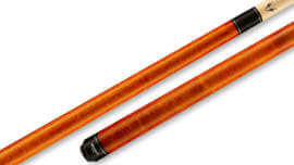 Valhalla - Orange Pool Cue Maple Wrapless - VA109