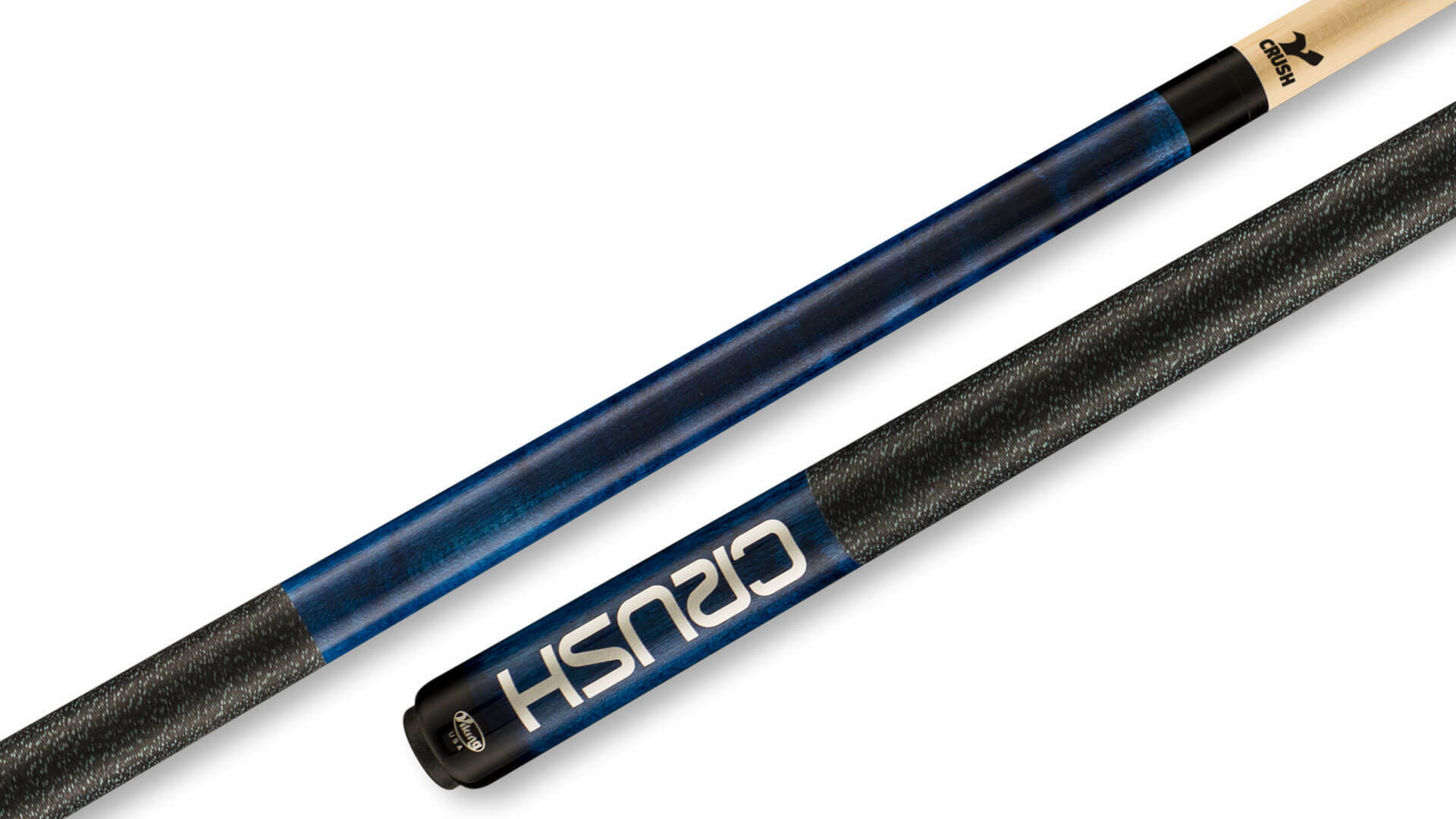 Crush Blue Break Cue Irish-Linen Wrap by Viking