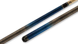 Viking Pool Cue Blue/ Grey Maple Wrapless - B2506