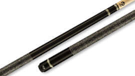 Viking - Black Pool Cue Northwoods Maple Irish-Linen Wrap - B2602