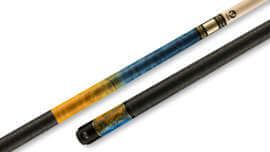Viking - Pool Cue Ocean Glow Birdseye Maple Irish-Linen Wrap - B3421