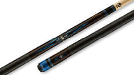 Viking - Ebony Pool Cue Blue Irish Linen - B5447