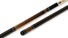 Viking - Pool Cue West-African Ebony Alligator-Embossed Leather Wrap - B6601