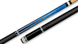 Players - Pool Cue Blue Irish-Linen Wrap - C985