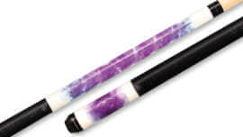 Players - Pool Cue Purple Watercolor Irish-Linen Wrap - C988