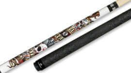 Players - Pool Cue White Tattoo Graphics Sport Wrap - D-LH